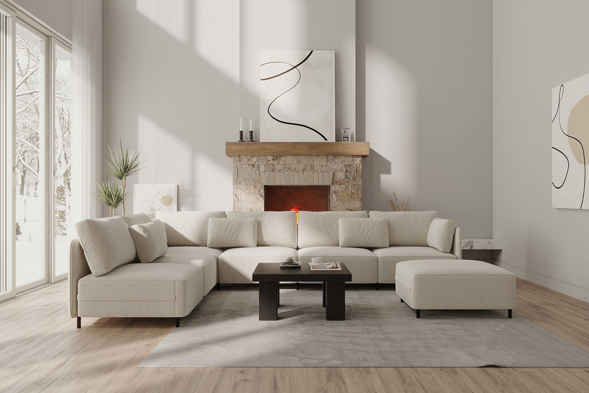 Fana Sectional Modular Sofa & Small Corner Sofa | Acanva