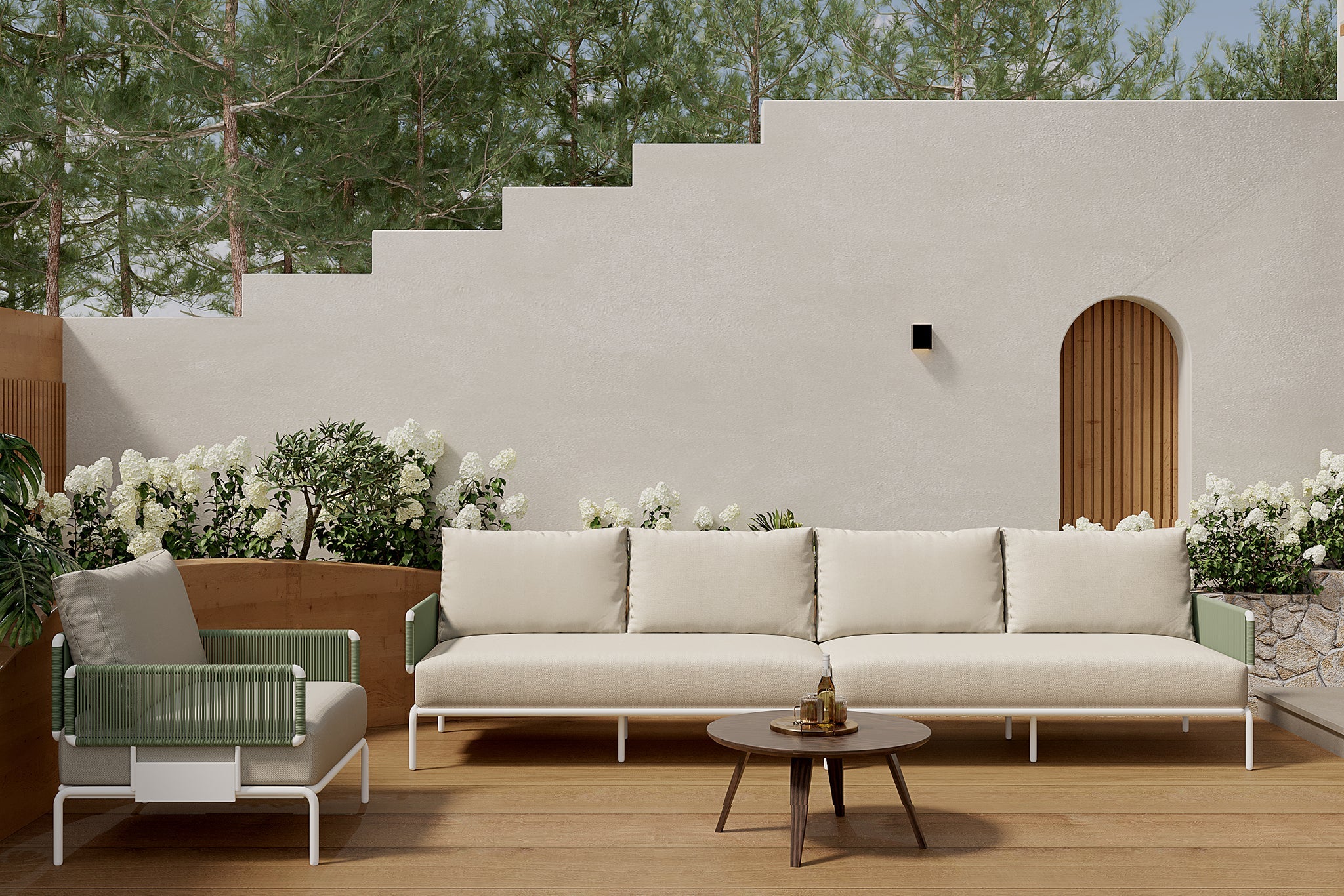 Sylva Aluminum Outdoor Modular Sofa / Patio Set by Acanva – Acanva Home