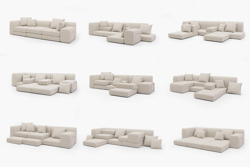 Mareta Modular Reversible Sectional Sofa by Acanva