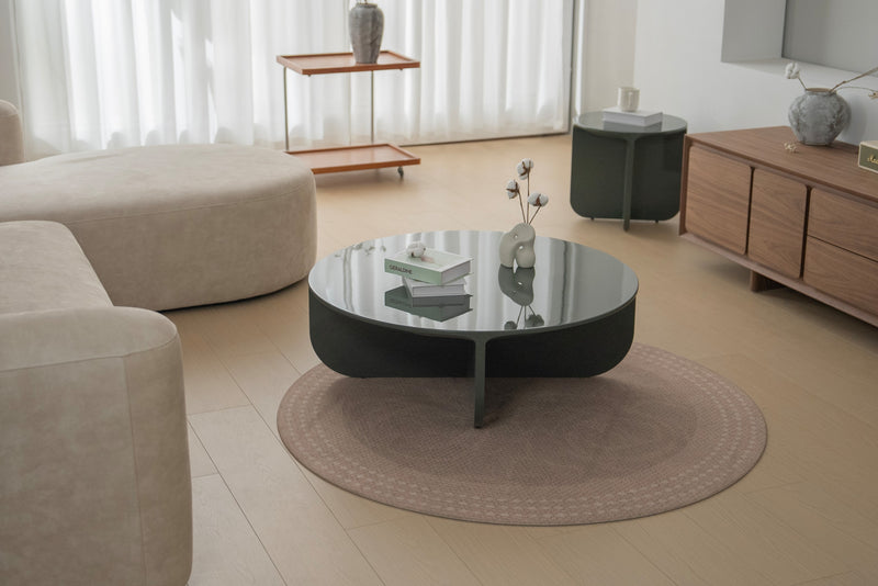 Petal Modern Round Coffee Table and Side Table by Acanva
