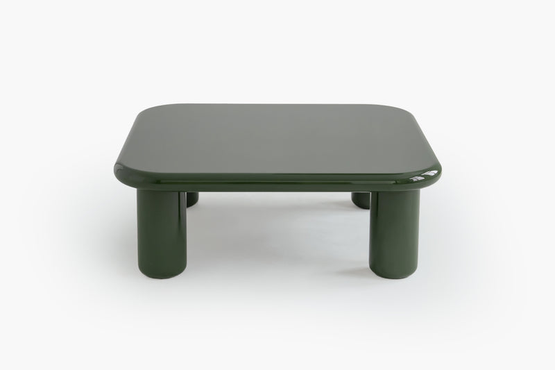 Pebble Companions Soft Hue Arc-Edge Square Table by Acanva