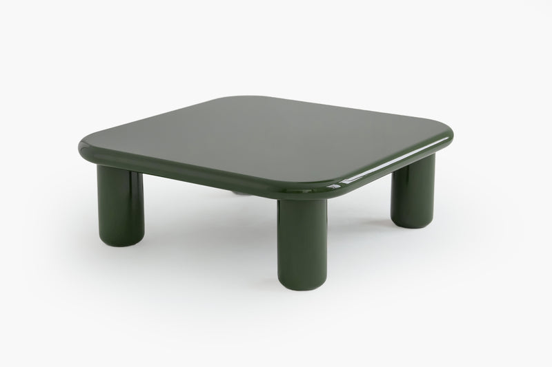Pebble Companions Soft Hue Arc-Edge Square Table by Acanva