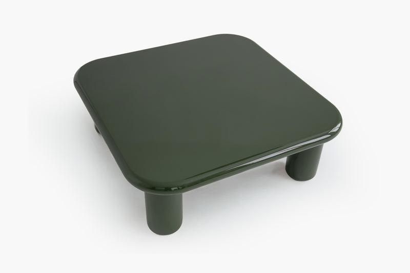 Pebble Companions Soft Hue Arc-Edge Square Table by Acanva