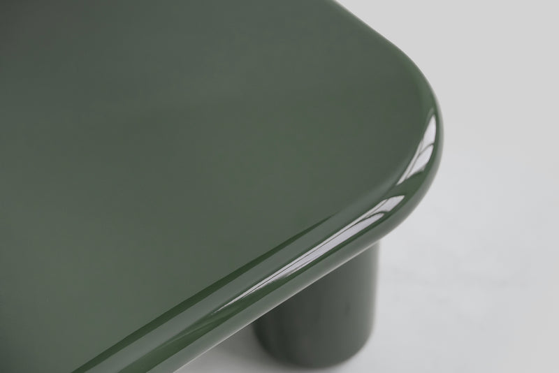 Pebble Companions Soft Hue Arc-Edge Square Table by Acanva