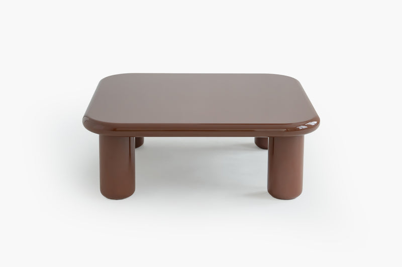 Pebble Companions Soft Hue Arc-Edge Square Table by Acanva