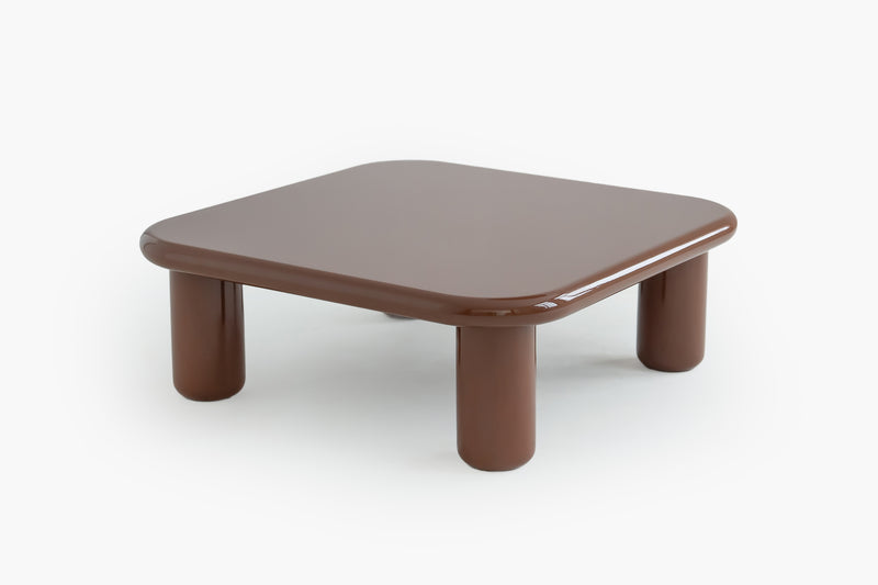 Pebble Companions Soft Hue Arc-Edge Square Table by Acanva