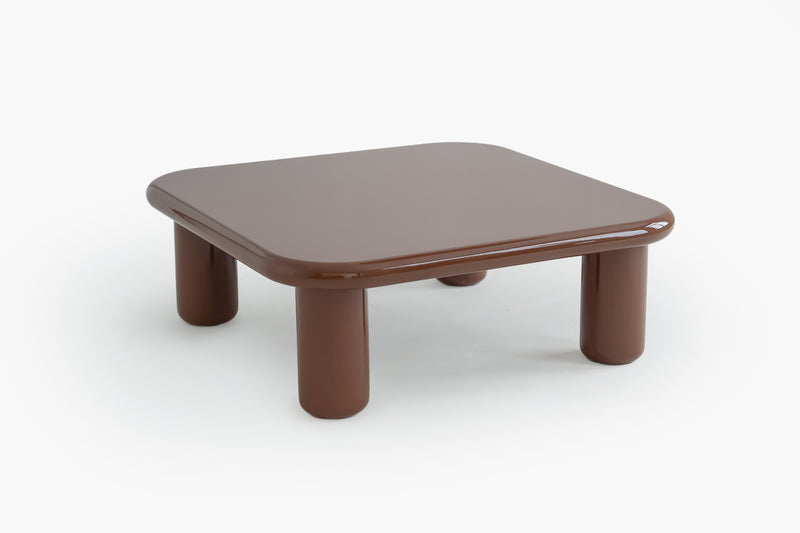 Pebble Companions Soft Hue Arc-Edge Square Table by Acanva