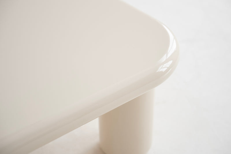 Pebble Companions Soft Hue Arc-Edge Long Table by Acanva