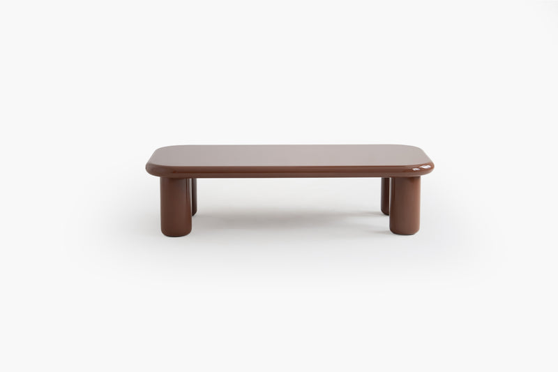 Pebble Companions Soft Hue Arc-Edge Long Table by Acanva