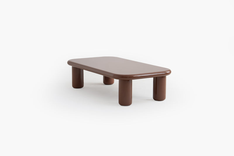 Pebble Companions Soft Hue Arc-Edge Long Table by Acanva