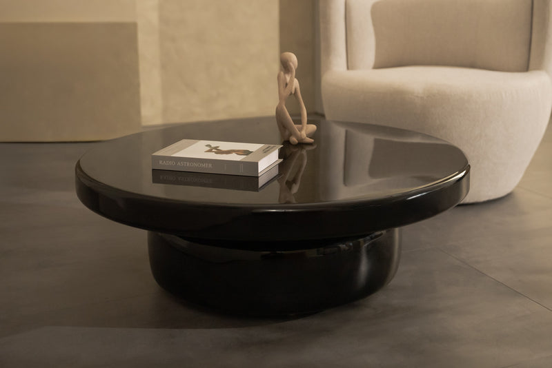 Seki Coffee Table with Sleek Circular Design by Acanva
