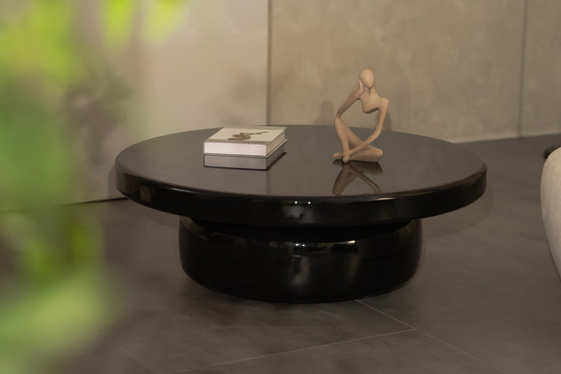 Seki Coffee Table with Sleek Circular Design by Acanva