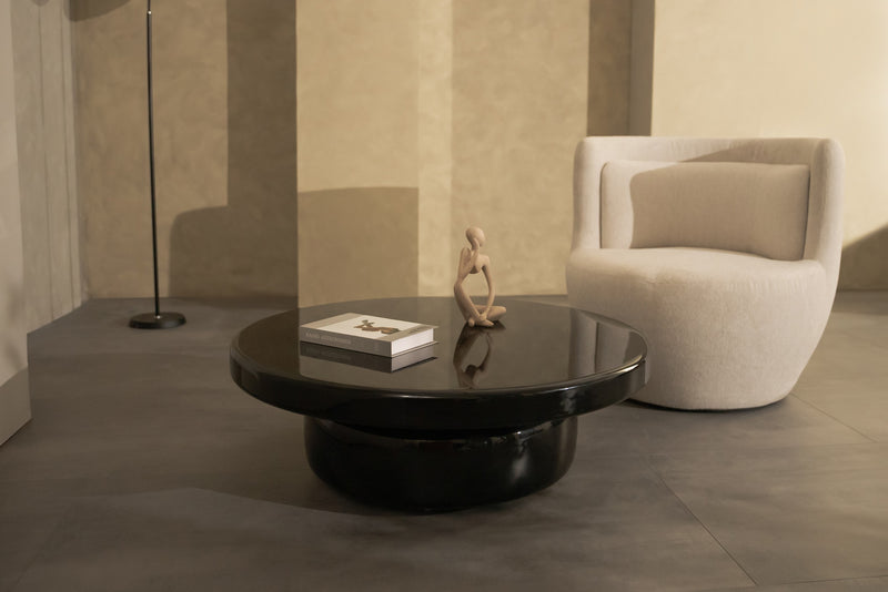 Seki Coffee Table with Sleek Circular Design by Acanva