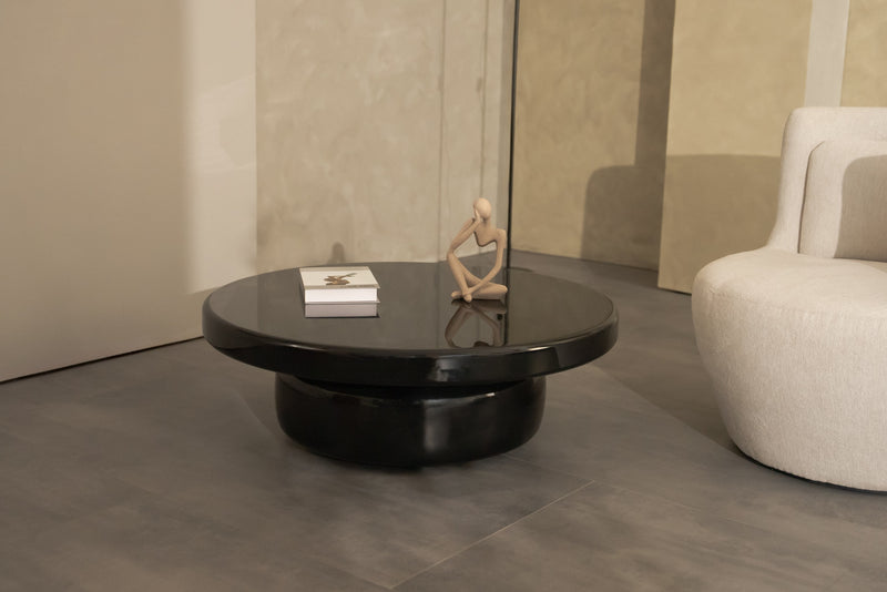 Seki Coffee Table with Sleek Circular Design by Acanva