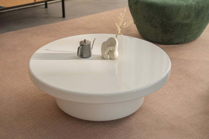 Seki Coffee Table with Sleek Circular Design by Acanva