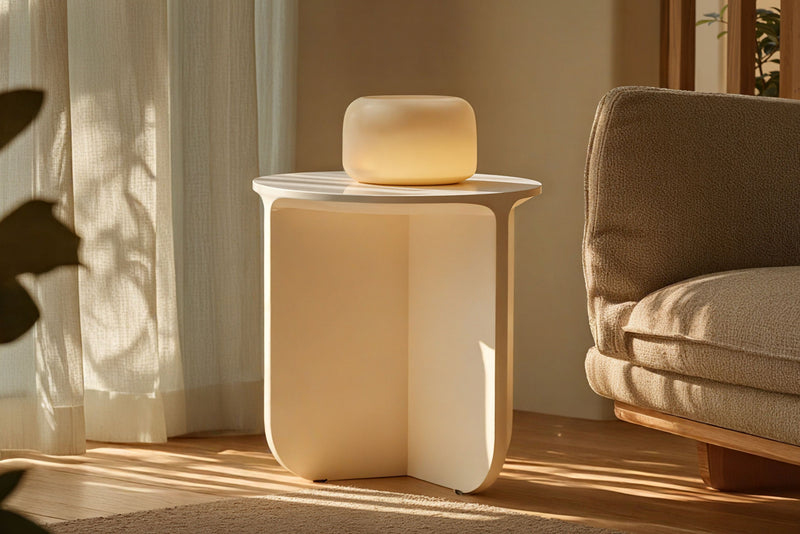 Petal Modern Round Coffee Table and Side Table by Acanva