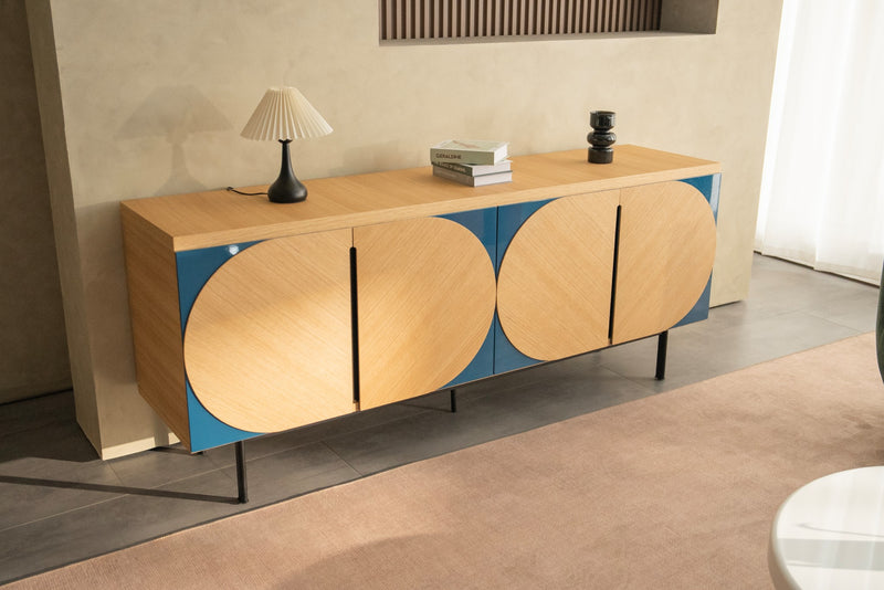 Ellipse Duo Sideboard with Oak by Acanva