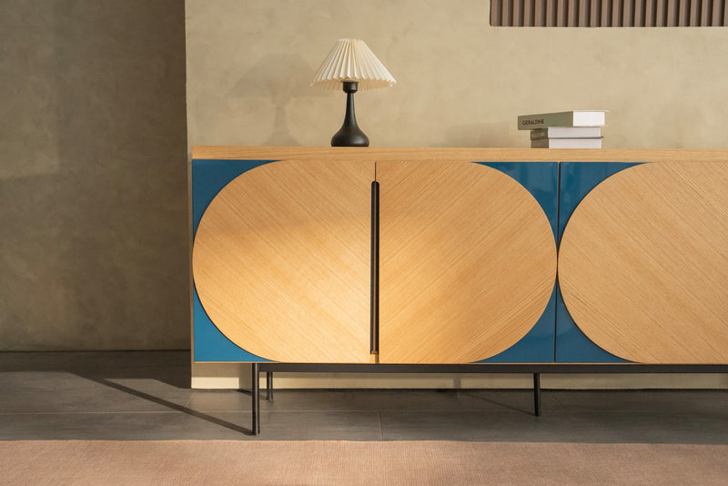 Ellipse Duo Sideboard with Oak by Acanva