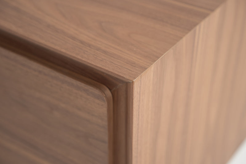 Gentlewood TV Stand with Crown Walnut by Acanva