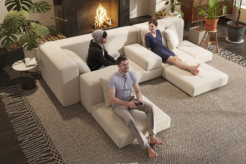 Mareta Modular Reversible Sectional Sofa by Acanva