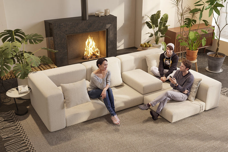 Mareta Modular Reversible Sectional Sofa by Acanva