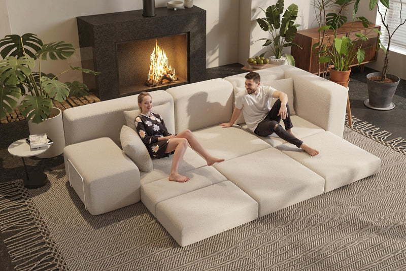 Mareta Modular Reversible Sectional Sofa by Acanva