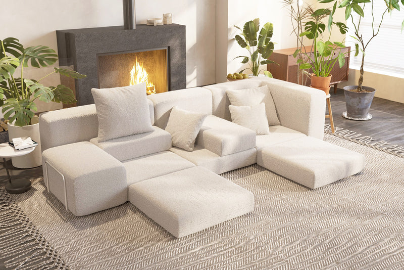 Mareta Modular Reversible Sectional Sofa by Acanva
