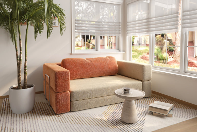 Cozy children’s play area with Maxi play sofa – modular couch by Acanva 32