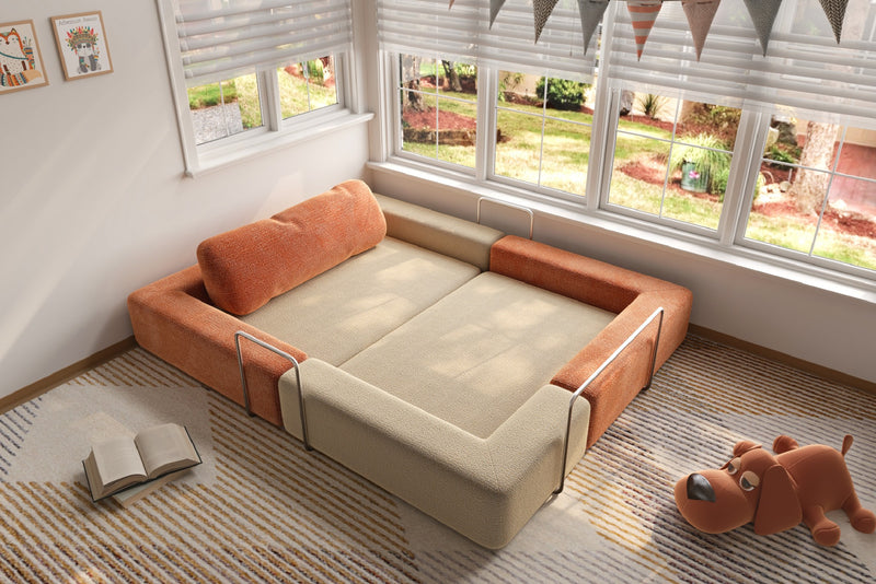 Cozy children’s play area with Maxi play sofa – modular couch by Acanva 34