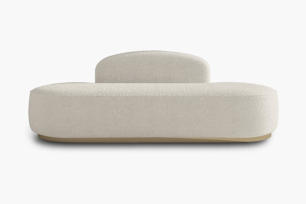 Rotondo Curved Armless 3-Seater Sofa Bench 2