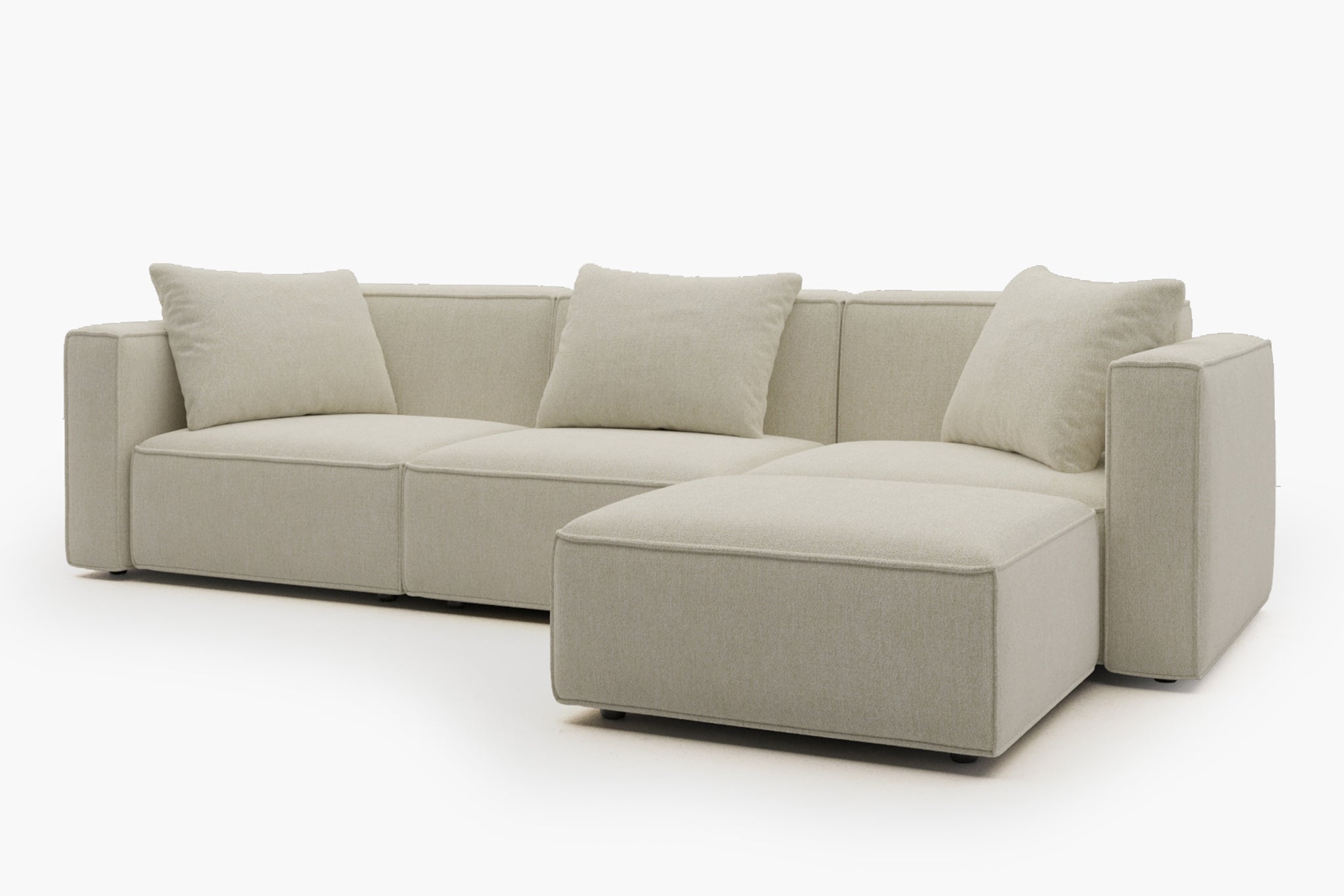 Zola Reversible Sectional Chaise Sofa | Acanva – Acanva Home