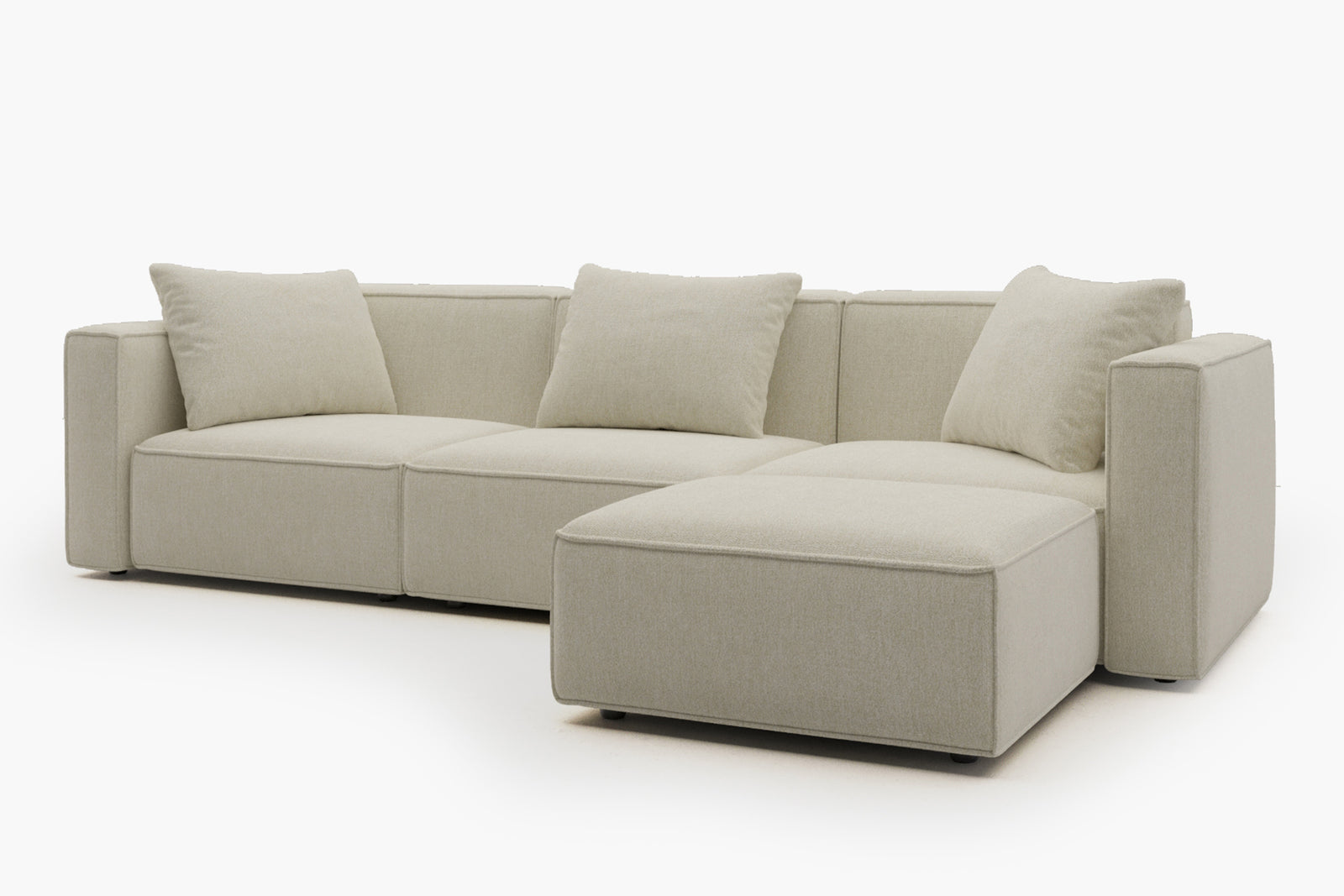 Zola Reversible Sectional Chaise Sofa | Acanva – Acanva Home