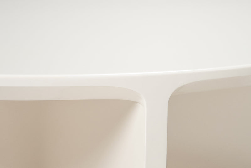 Petal Modern Round Coffee Table and Side Table by Acanva