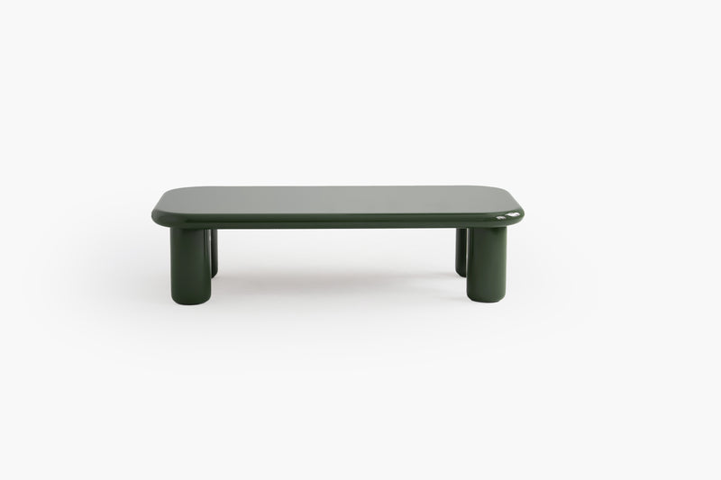 Pebble Companions Soft Hue Arc-Edge Long Table by Acanva