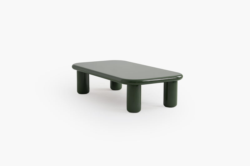Pebble Companions Soft Hue Arc-Edge Long Table by Acanva