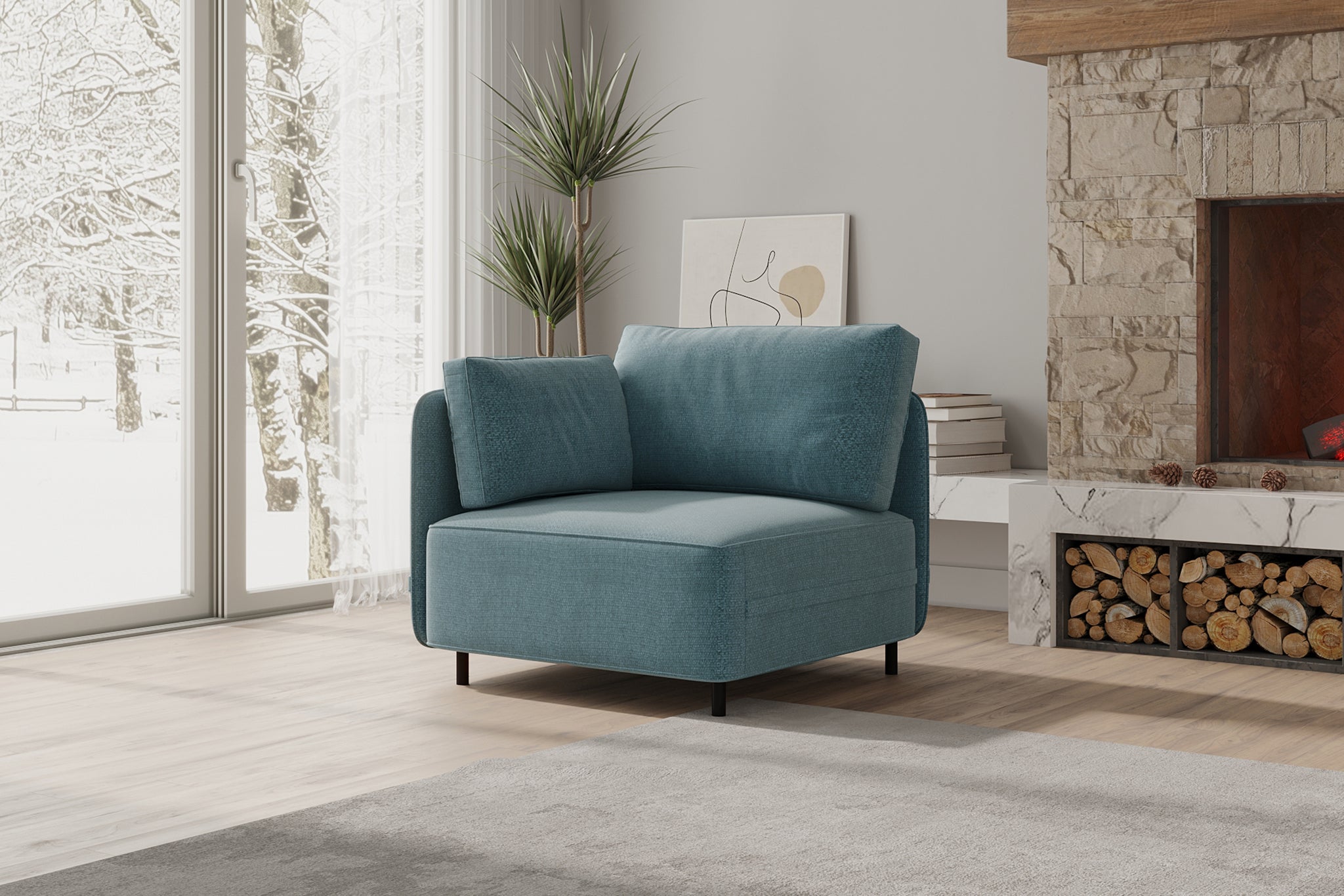 Fana Sectional Modular Sofa & Small Corner Sofa | Acanva – Acanva Home