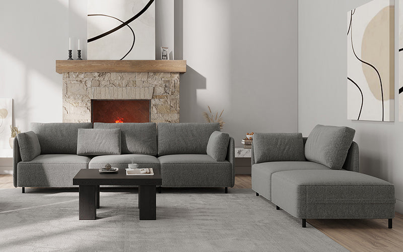 Fana Sectional Modular Sofa & Small Corner Sofa | Acanva – Acanva Home