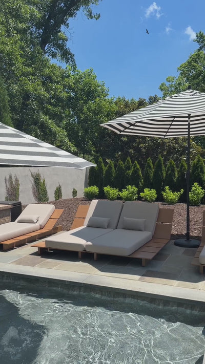 Solora Outdoor Aluminum Chaise Lounge with Cushion Video