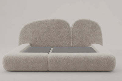 Elora Modern Low-Profile Fully Upholstered Cloud Bed 360 Video