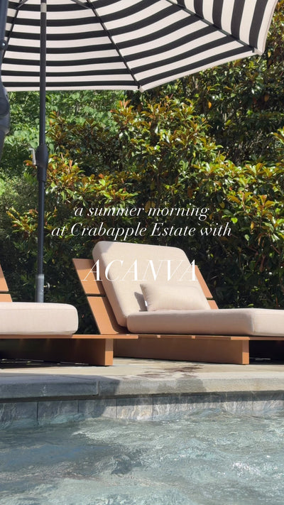 Solora Outdoor Aluminum Chaise Lounge with Cushion Video