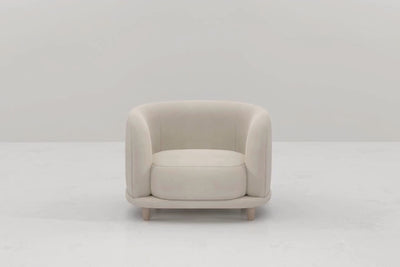 Cora Velvet Curved 3-Seater Couch Sofa / Lounge Chair