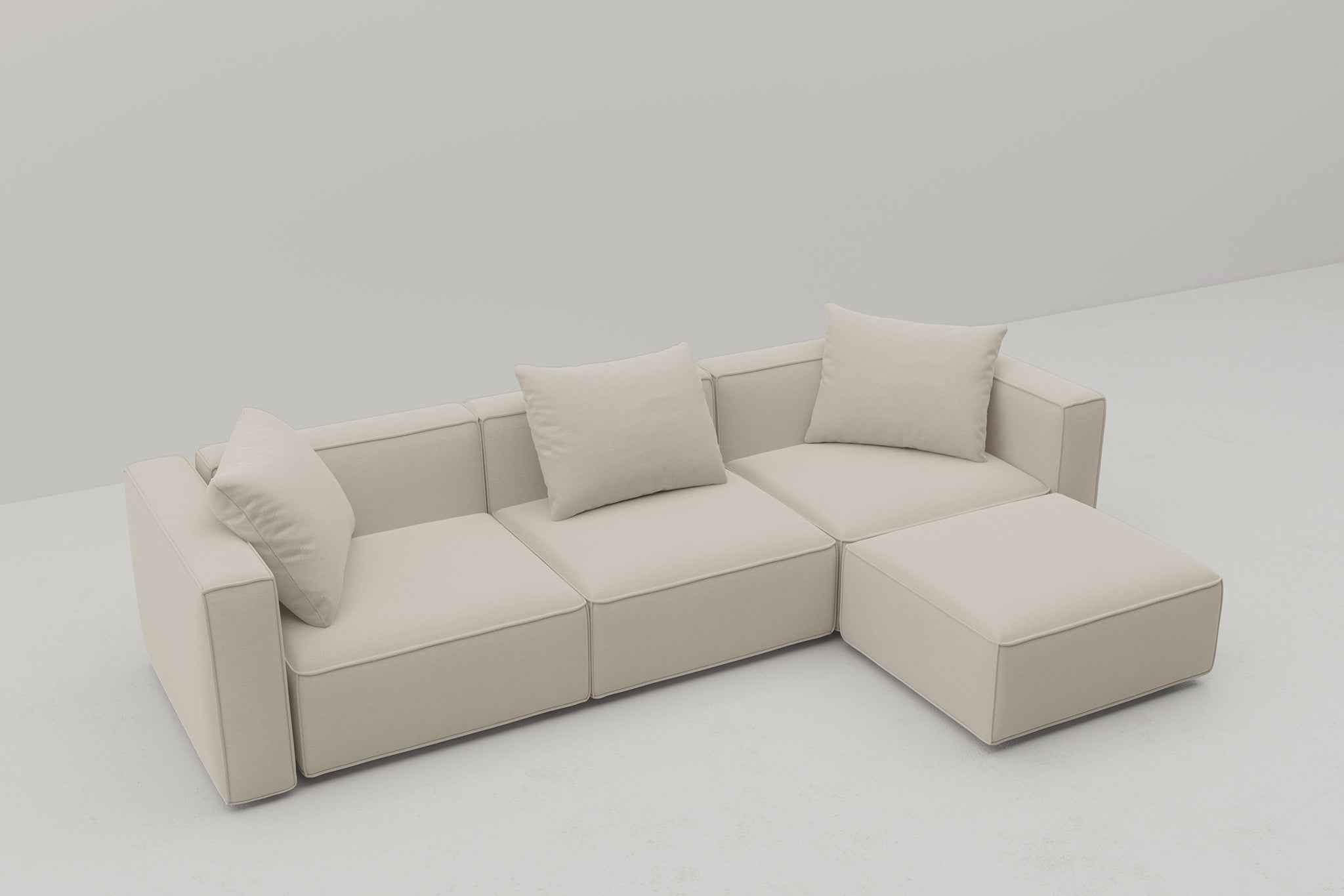 Zola Modular Reversible Sectional Sofa by Acanva Acanva Home