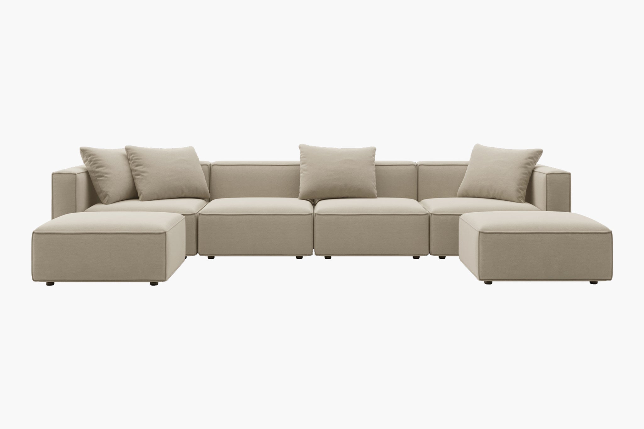 Zola Modular Reversible Sectional Sofa by Acanva Acanva Home
