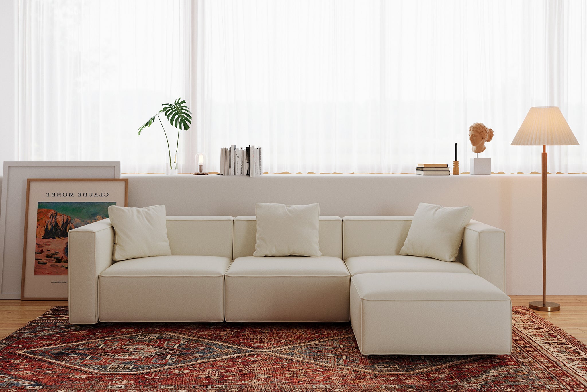 Zola Reversible Chaise Sofa & U Shaped Couches | Acanva – Acanva Home