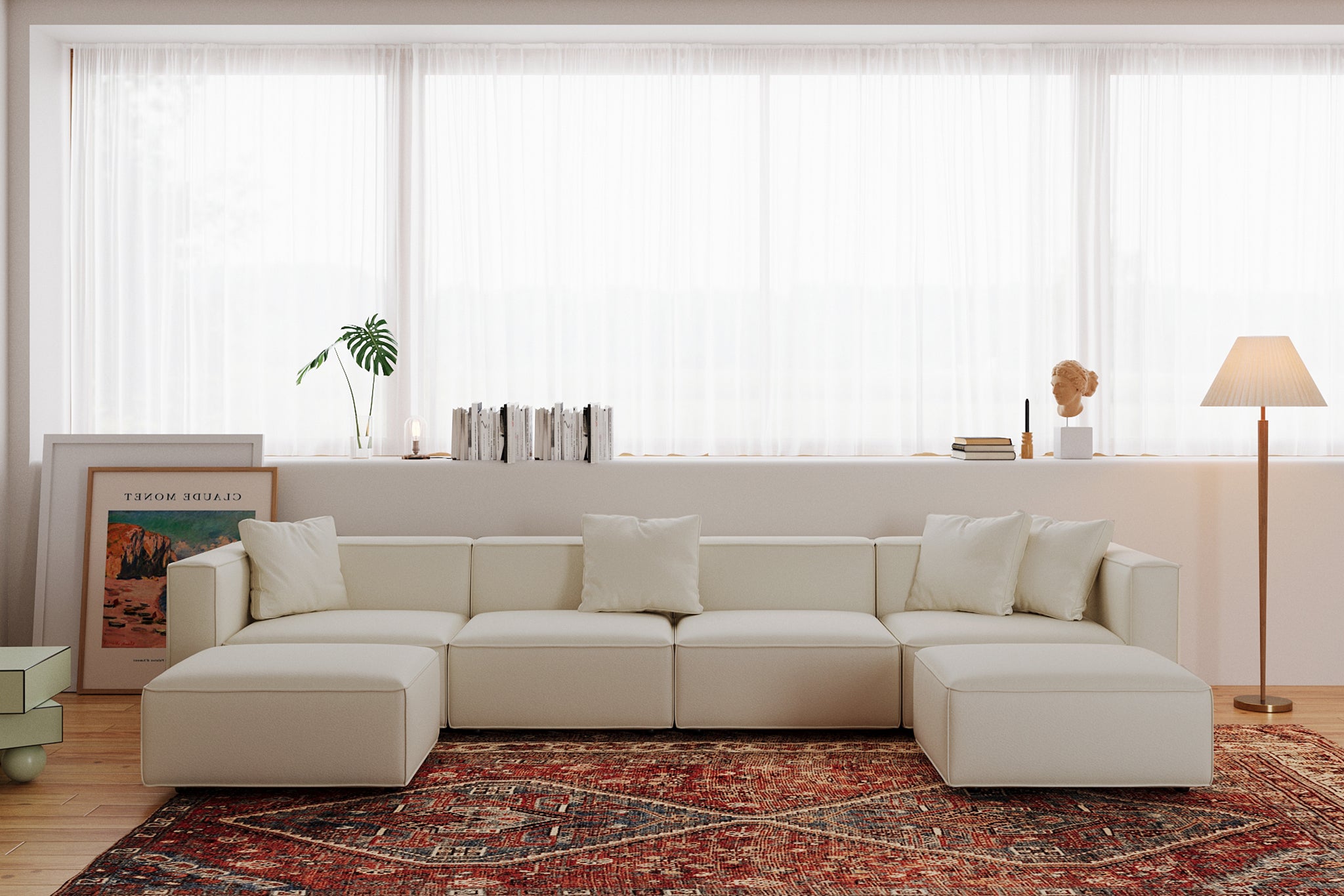 Zola Modular Reversible Sectional Sofa by Acanva Acanva Home