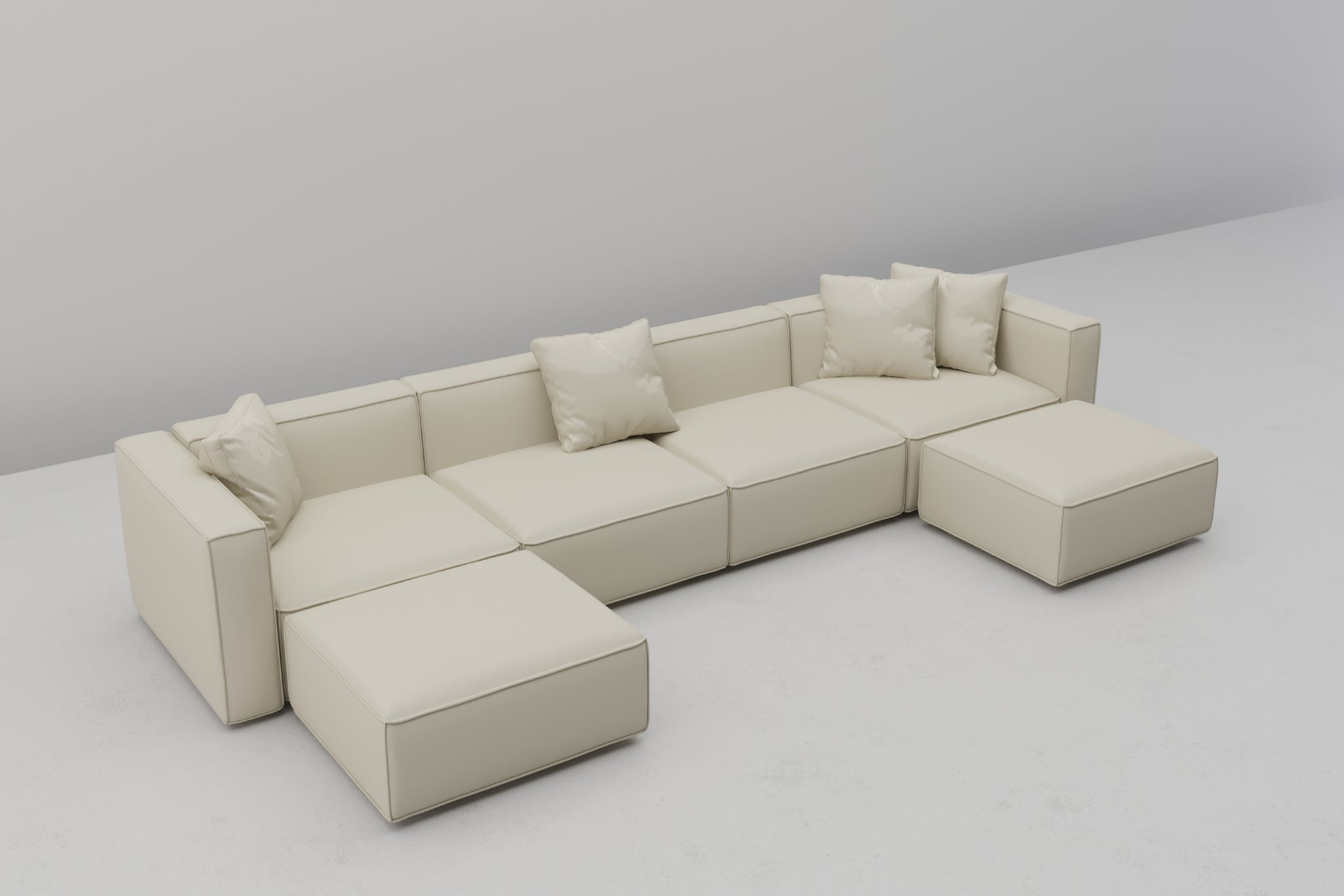 Zola Reversible Sectional Chaise Sofa | Acanva – Acanva Home