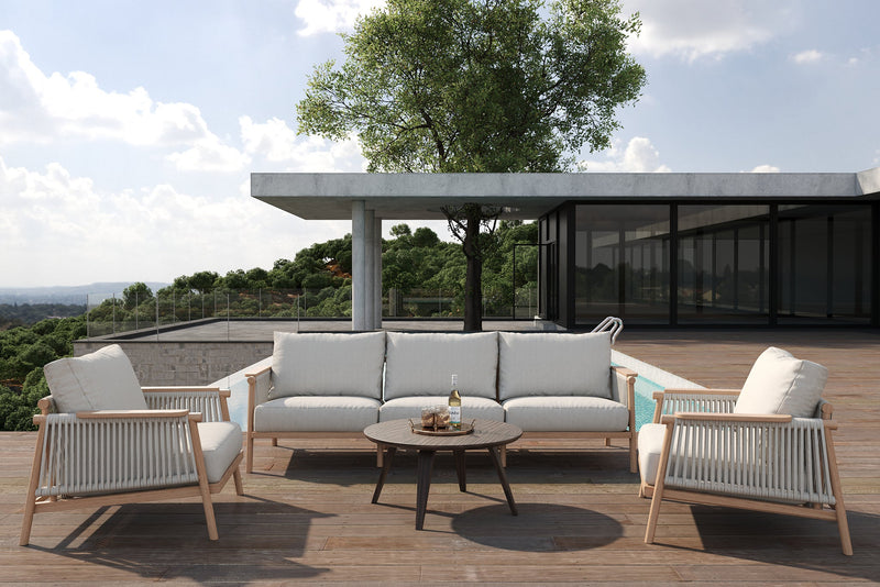 Wood hotsell patio couch