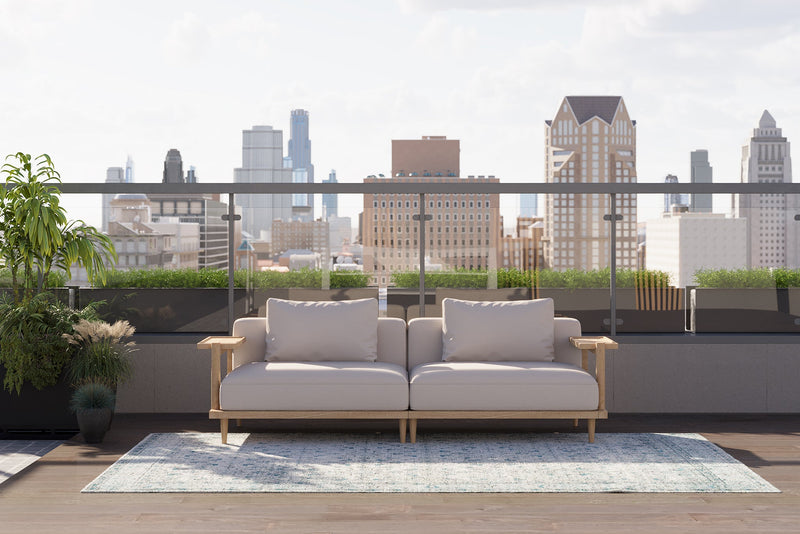 Patio 2 seater couch store